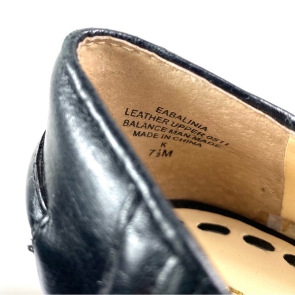 Enzo Angiolini Platform Penny Loafer Pumps with Gold Studs - SIZE 7.5 WORN ONCE! - Picture 7 of 7